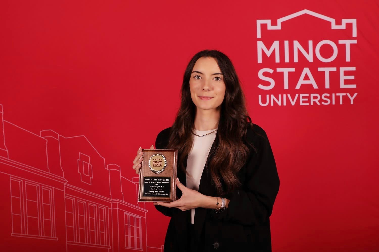 North Dakota Court System McDonald Receives Outstanding Student of
